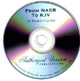 From NASB to KJV (Audio CD or Tape) Logsdon